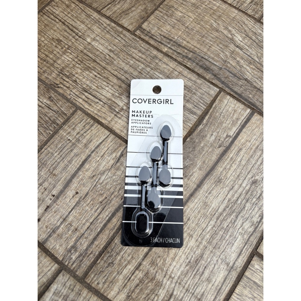 COVERGIRL Makeup Masters‎ Eyeshadow Applicators Double Ended 3 Count New